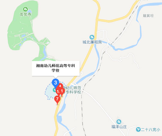 湘南幼儿师范高等专科学校地理位置